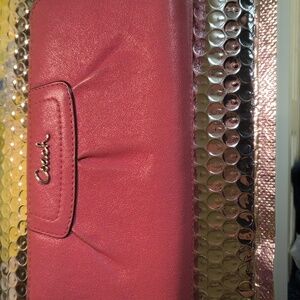 Rose Pink Coach Wallet